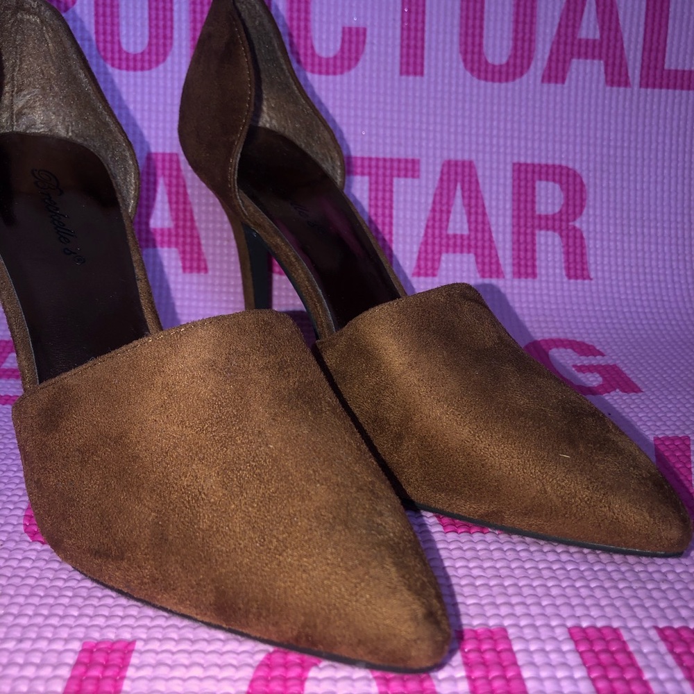 Suede Heels